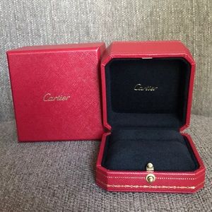 Cartier authentic ring box and exterior box